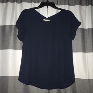 Navy Blue Blouse